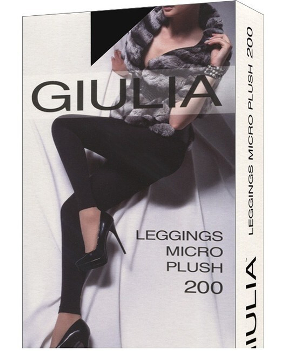Леггинсы синие женские Giulia MICRO PLUSH 200 , 3/4 ML (Цвет: синий)
