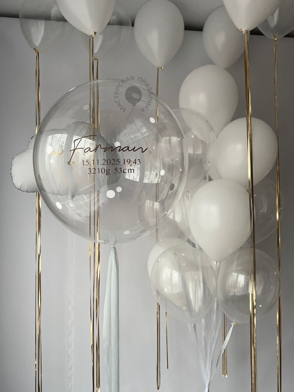 Воздушные шары на выписку №8839 
