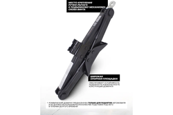Домкрат RF-105 механический ромбический 1.5т (h min 104мм, h max 385мм, L-415мм) ROCKFORCE