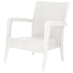 Кресло-диван RATTAN Ola Dom белый 760х890мм