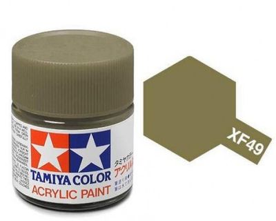 XF-49 Краска Tamiya, Хаки Матовый (Khaki), акрил 10мл