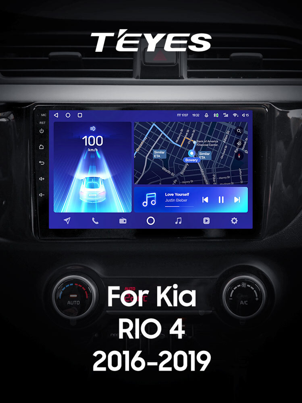 Teyes CC2 Plus 9"для KIA Rio 3 2016-2019