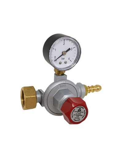 Регулятор давления газа с манометром type 912, 8-14 кг/ч, 0,5-4 Бар