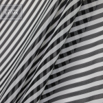 Шифон в черно-белую полоску