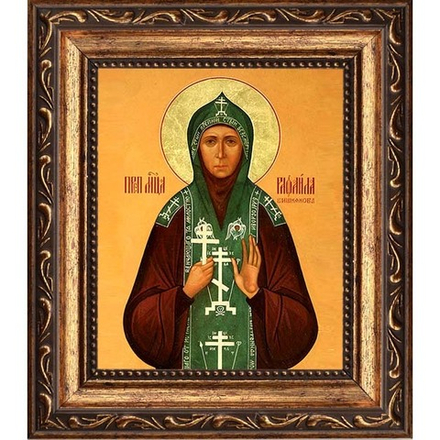Рафаила (Вишнякова), схимонахиня, преподобномученица. Икона на холсте.