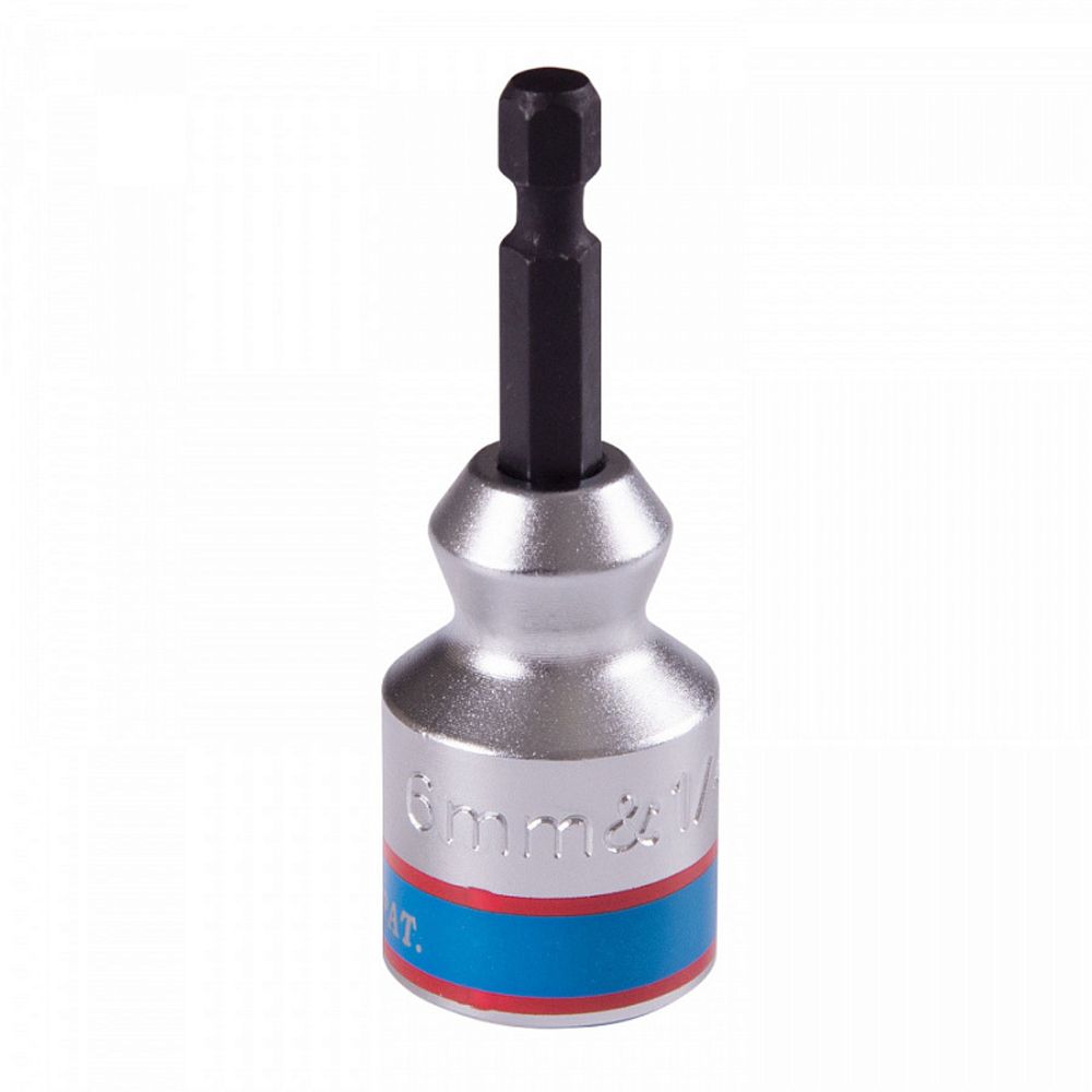 KING TONY (75A106M) Шпильковерт роликовый для шуруповерта 1/4", 6 мм