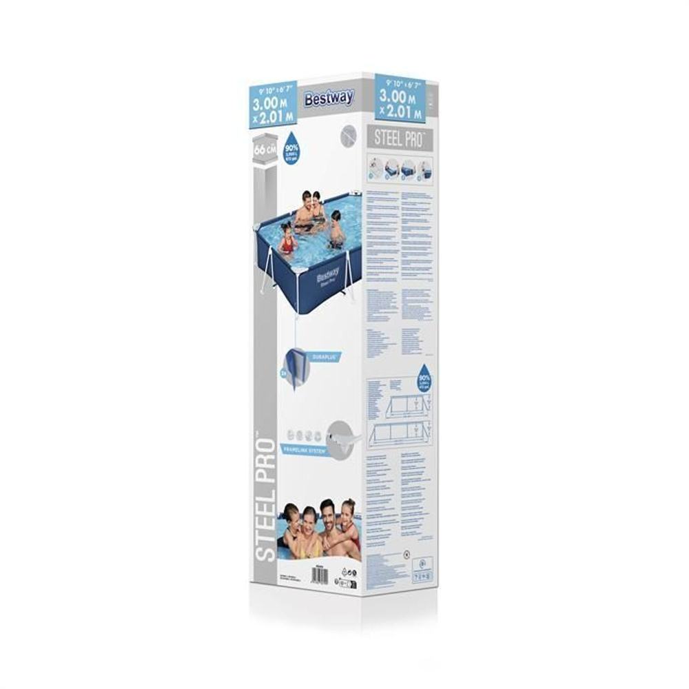 Каркасный бассейн Bestway Steel Pro 56404 (300х201х66см) без Ф\У