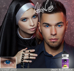 Карнавальные цветные линзы Adria Crazy (1 флакон, 1 линза)