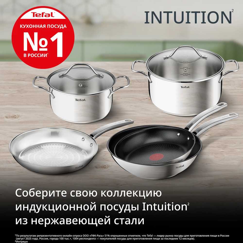 Сковорода Tefal Intuition B8590635, 28 см