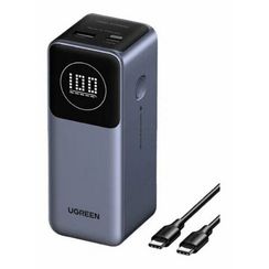 Внешний аккумулятор Ugreen PB724 Power Bank 12000mAh Quick Charging 100W (35526B) серый