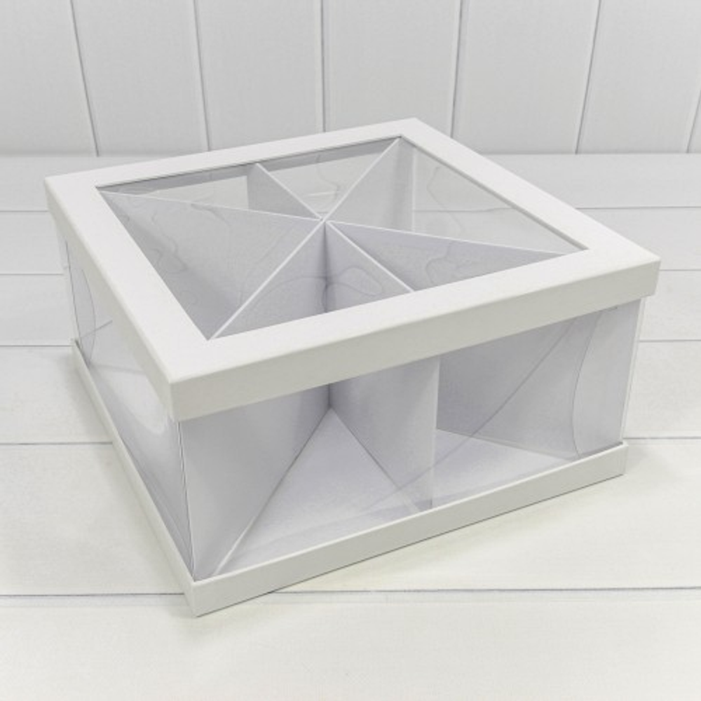 Коробка сборная 30х30х15 см (Белый)