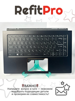 Верхняя панель с клавиатурой (топкейс) для ноутбука MSI Summit E15 A11 (957-16S61E-C18)