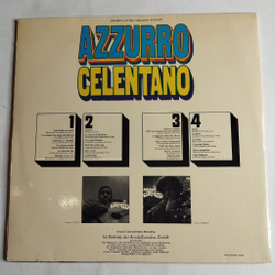 Винтажная виниловая пластинка LP Adriano Celentano Azzurro (Germany 1971) Buona Sera