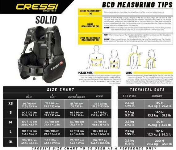 Жилет компенсатор Cressi Solid DC Edition 2 Тип-классический