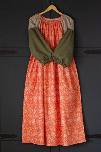 У. МОРРИС, WANDLE оранжевый, 100% хлопок Handmade Fabrics 5