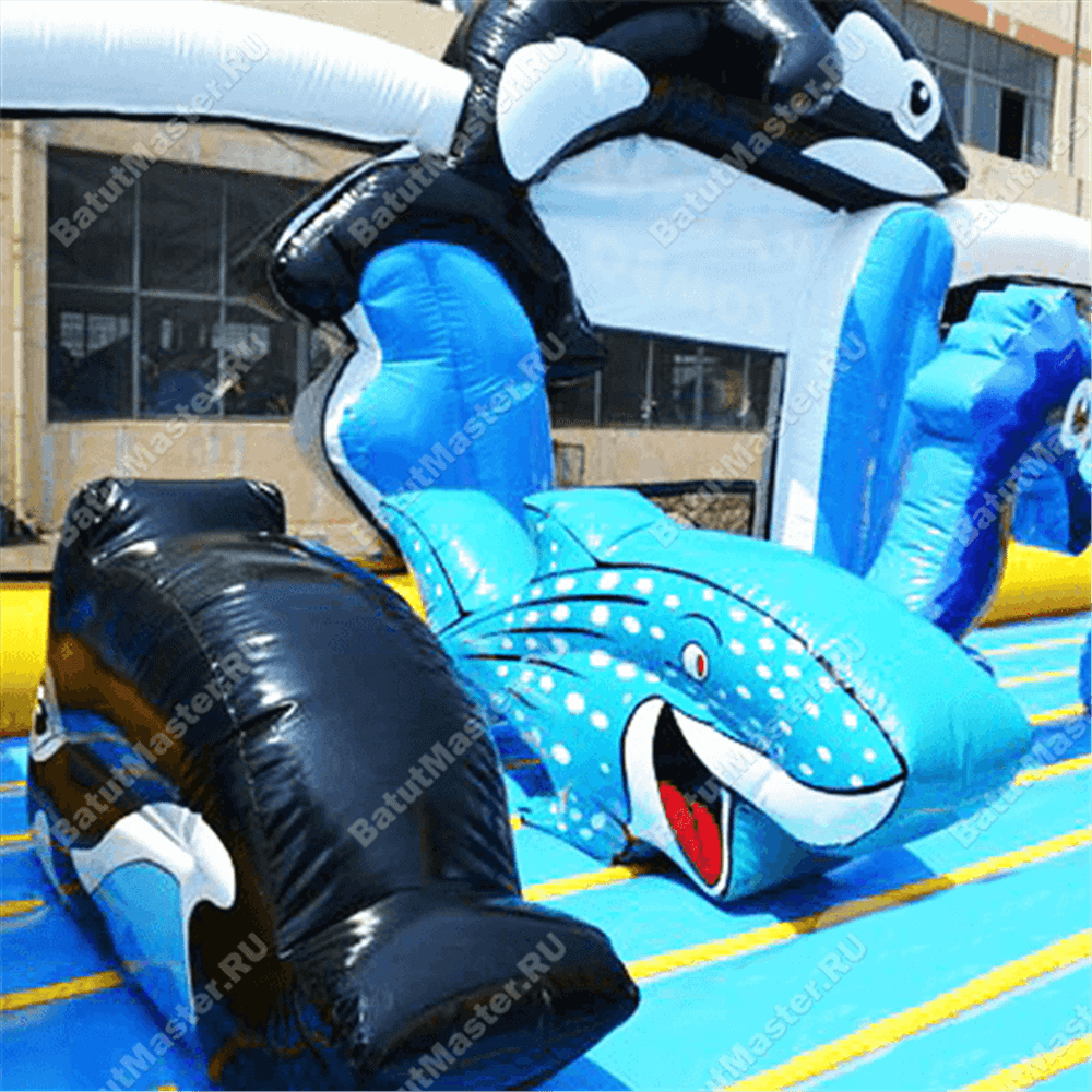 Коммерческий надувной батут "Океан"