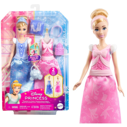 Disney Princess - Золушка Принцесса Кукла 2в1 + аксессуары JCR95