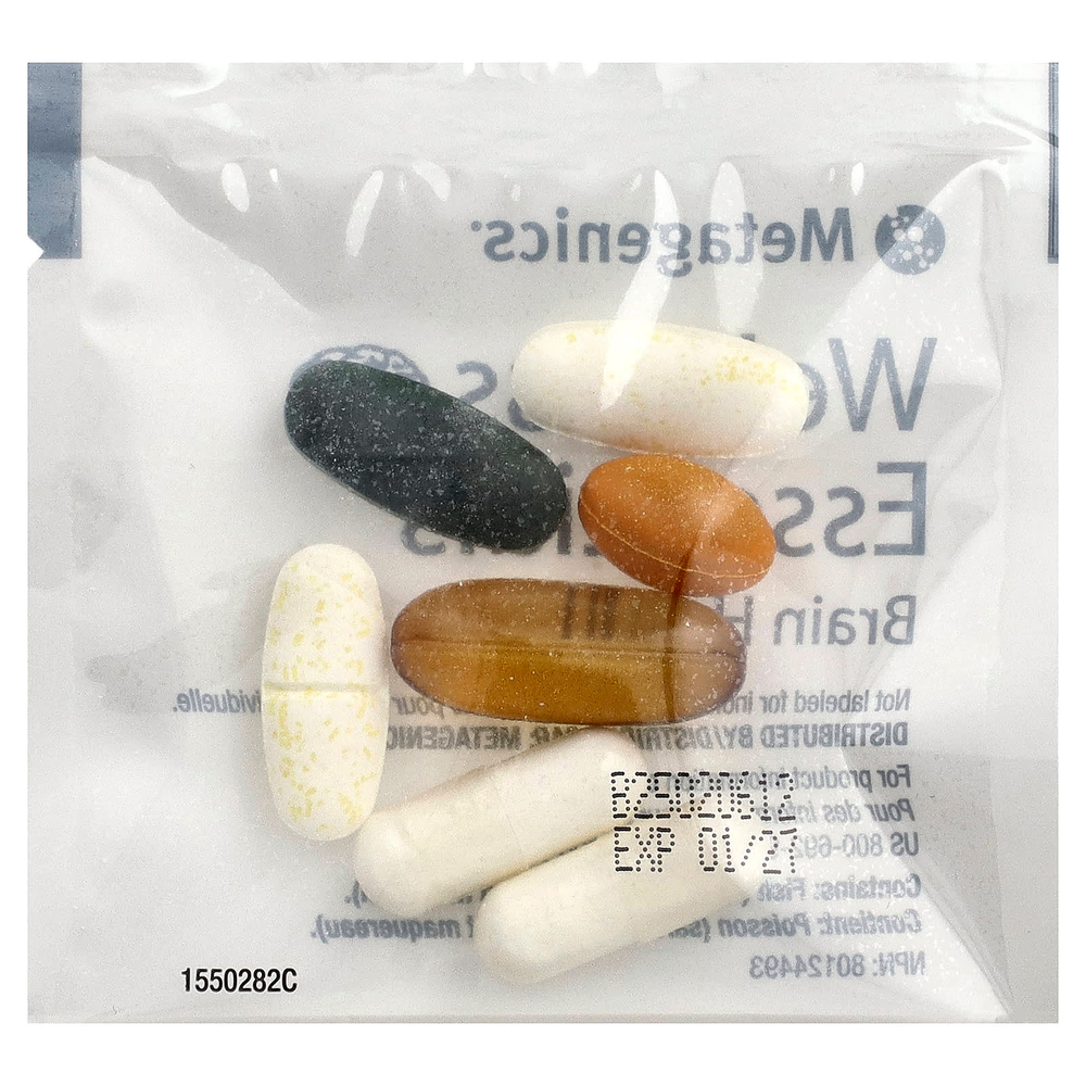 Metagenics, Wellness Essentials®, ежедневные пакетики для здоровья мозга, 30 пакетиков