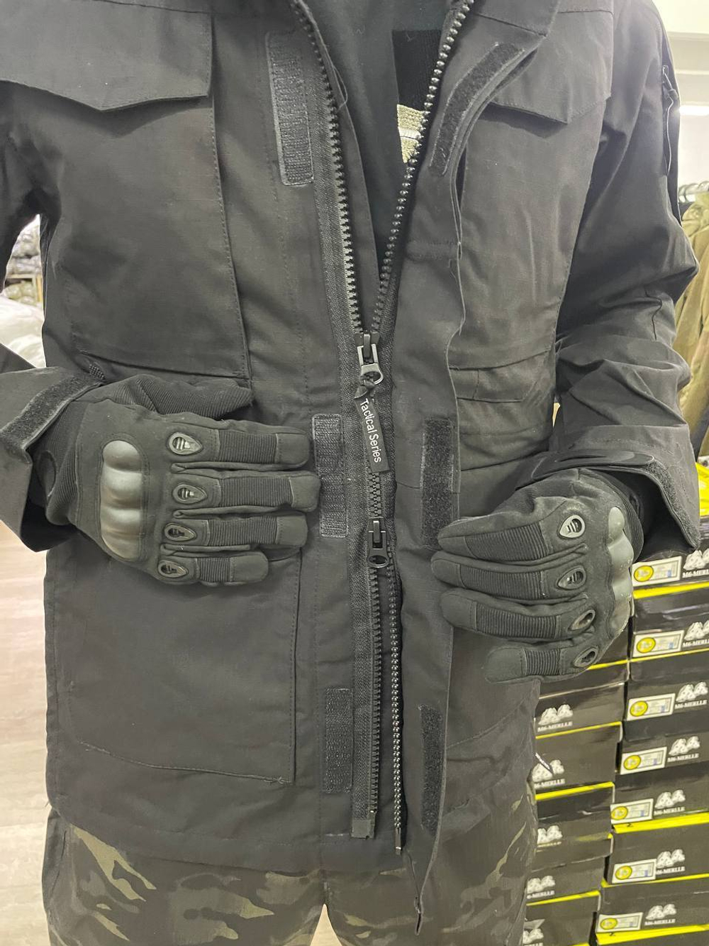 Куртка тактическая / чёрная