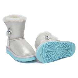 UGG Kids Bailey Button Do White
