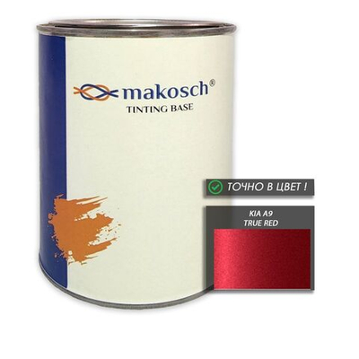 Автоэмаль makosch/KIA A9, Базовая эмаль, красный, перламутр, 800мл.