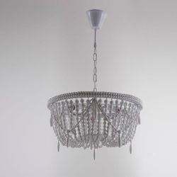 Подвесная Люстра Rh Anselme White Wood Weathered Chandelier By Imperiumloft