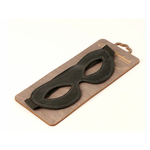 Открытая маска из натуральной кожи, овальная