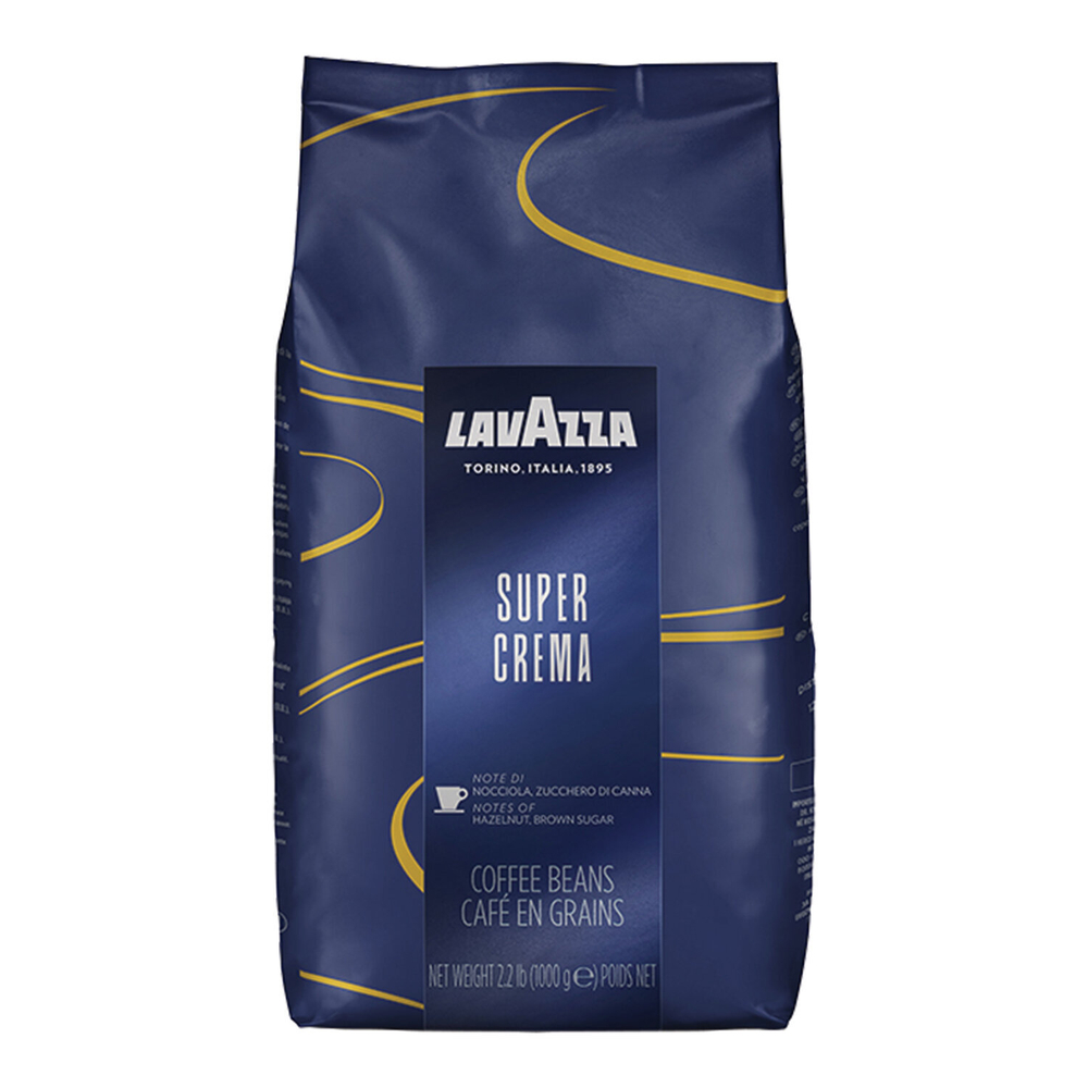 Кофе в зернах LAVAZZA «Espresso Super Crema» 1 кг, ИТАЛИЯ
