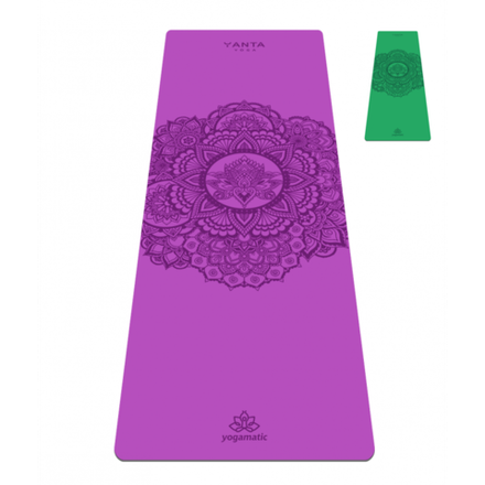 Каучуковый йога коврик Mandala Yanta Yoga 185*68*0,4 см