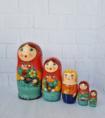 Матрешка "с курочкой" традиция 5мест