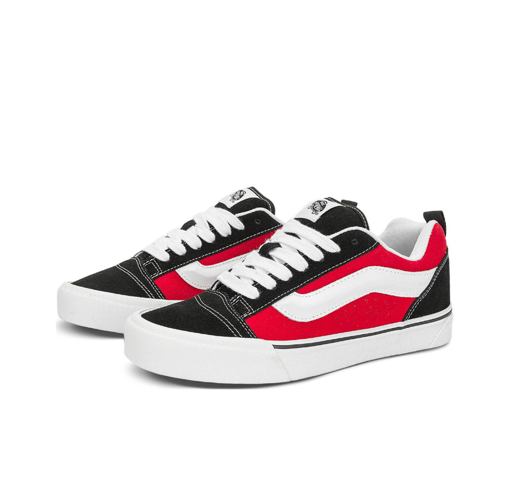 Vans old skool black and red cheap