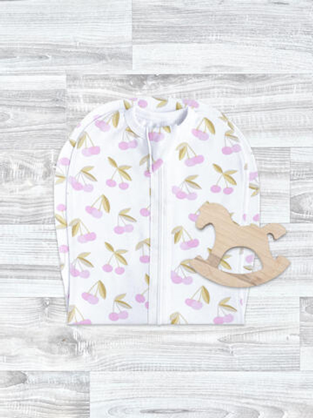 Пелёнка-кокон Mjölk Черешня, уценка