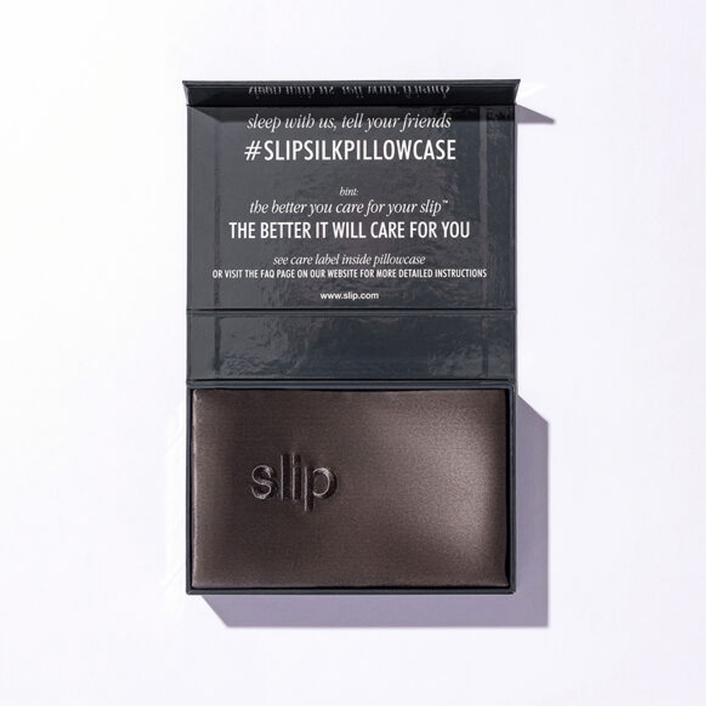 Наволочка из 100% шелка Slip Silk серебряный, 51х76 см