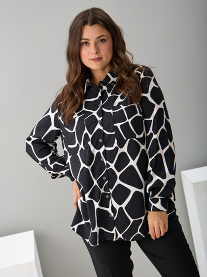 Рубашка Ртс-058/черныекамешки