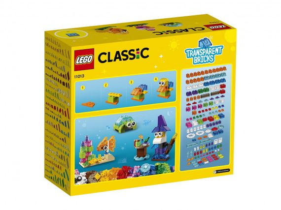 Lego konstruktor Classic Creative Transparent Bricks