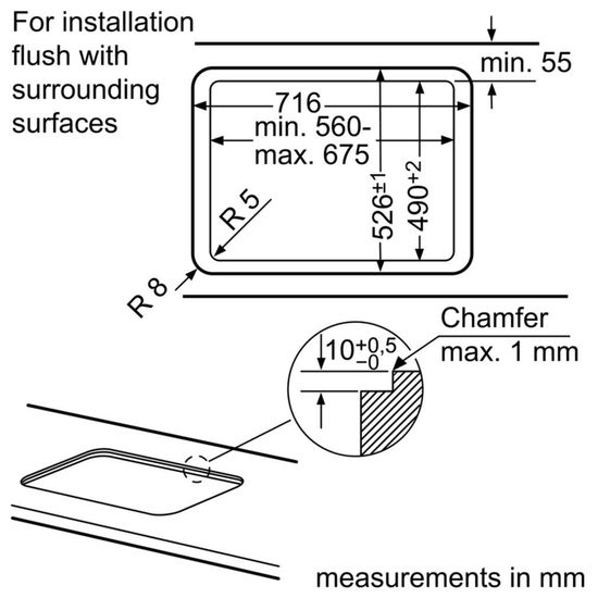 Газовая варочная панель Bosch PPQ716B91E