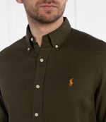 льняная рубашка POLO RALPH LAUREN - хаки(710794141)