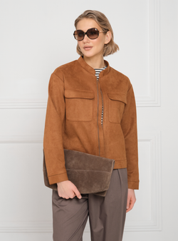 Бомбер женски АЛЕКСА (Коричнево-рыжий)