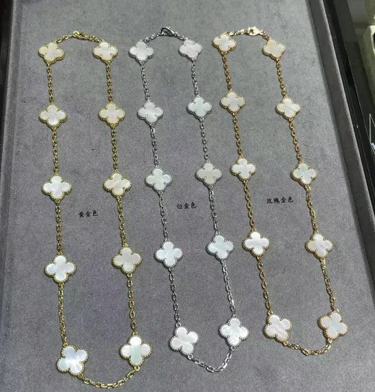 Винтажное колье Van Cleef & Arpels Alhambra, 10 мотивов