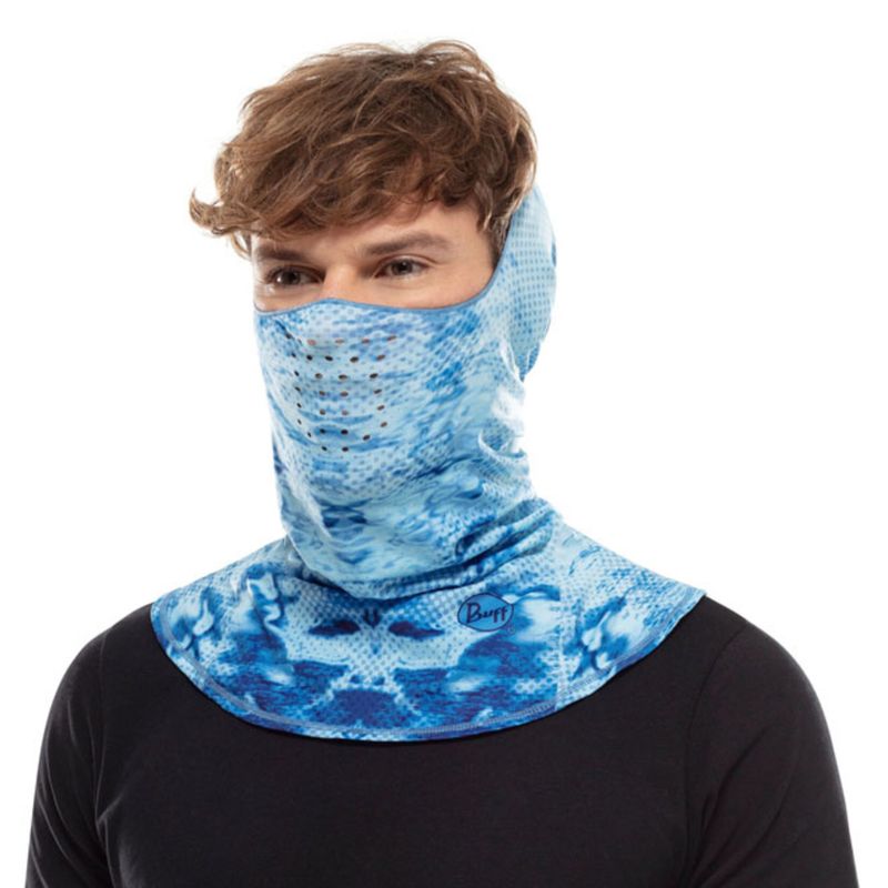 Маска-балаклава Buff UVX Mask Lazs Blue Фото 3