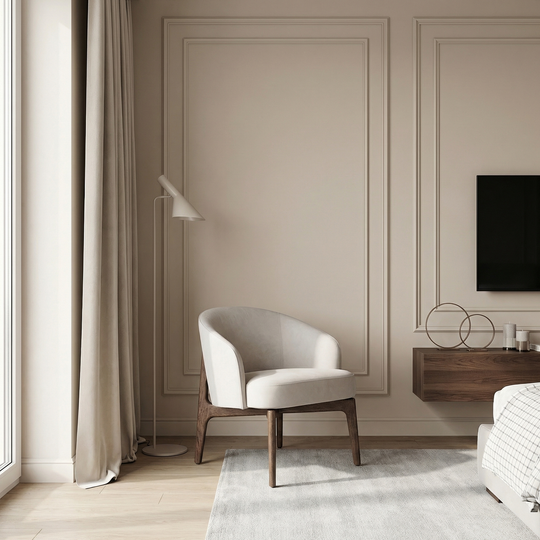 Дизайнерское кресло MAGNOLIA замша 563