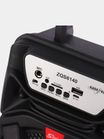 Колонка портативная беспроводная ZQS 6142 с микрофоном