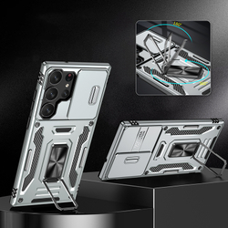 Чехол Safe Case с кольцом и защитой камеры для Samsung Galaxy S23 Ultra