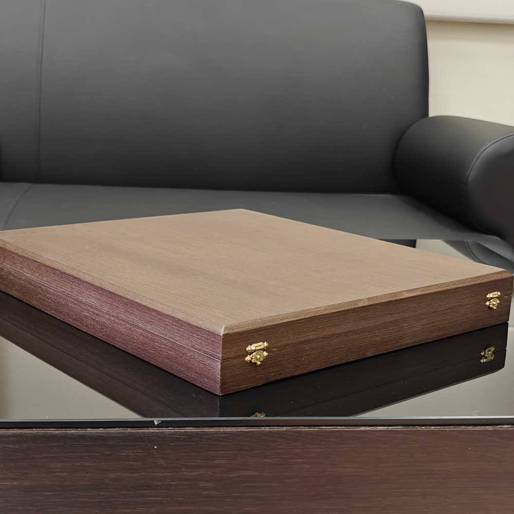 Икона Георгий Победоносец (Златоустовская гравюра) в подарочном футляре