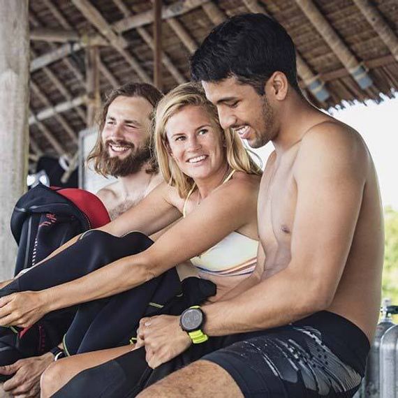 Декомпрессиметр Suunto D5 лайм-черный