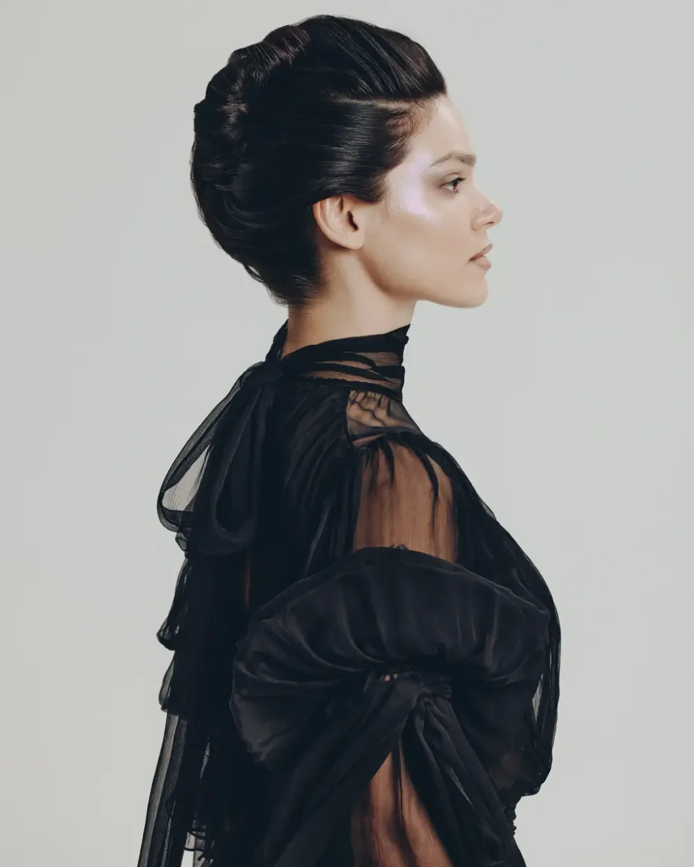 Комбинезон ночная вуаль, Черный