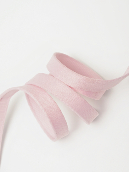 Туннельная лента нежно-розовая бесшовная ширина 10 мм