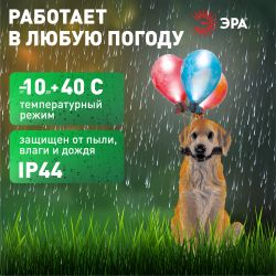 Светильник уличный ЭРА ERASF22-05 на солнечных батареях садовый Золотистый ретривер 48 см | Садовые декоративные светильники