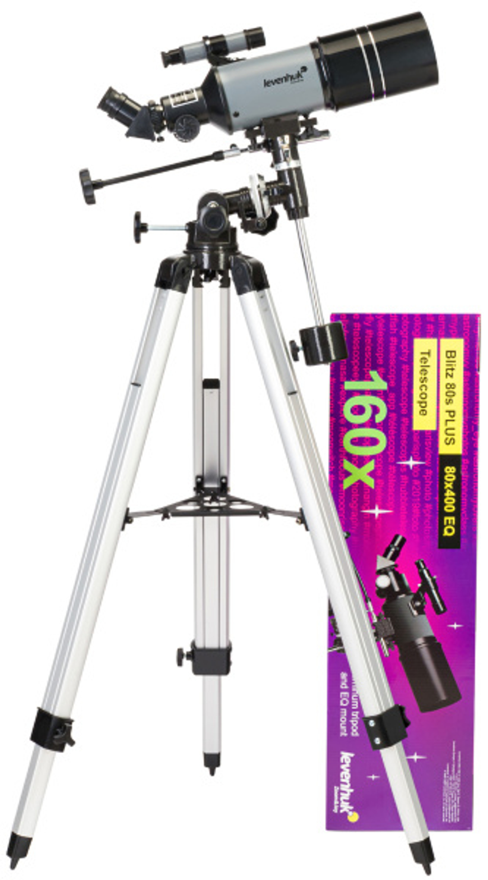 Телескоп Levenhuk Blitz 80s PLUS