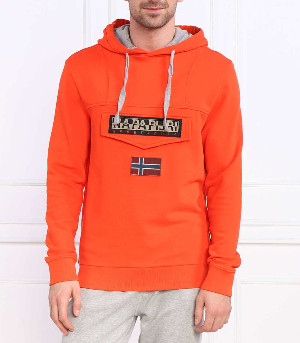 Худи burgee sum 4 Napapijri - оранжевый(NP0A4GBG)